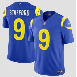 Men Los Angeles Rams  9 Matthew Stafford Royal 2026 F U S E  Vapor Limited Stitched Football Jersey