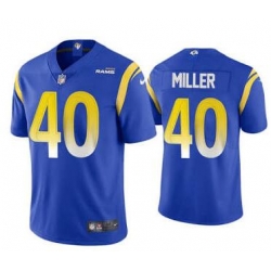 Men Los Angeles Rams Von Miller 40 Blue Stitched NFL Jersey Men Los Angeles Rams Von Miller 40 Blue Stitched NFL Jersey