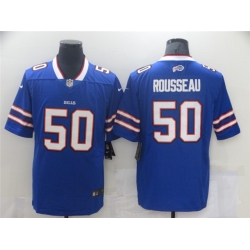 Men Nike Buffalo Bills Gregory Rousseau 50 Blue Vapor Limited Jersey Men Nike Buffalo Bills Gregory Rousseau 50 Blue Vapor Limited Jersey