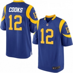 Men Nike Los Angeles Rams 12 Brandin Cooks Game Royal Blue Alternate NFL Jersey Men Nike Los Angeles Rams 12 Brandin Cooks Game Royal Blue Alternate NFL Jersey