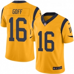 Men Nike Los Angeles Rams 16 Jared Goff Limited Gold Rush Vapor Untouchable NFL Jersey Men Nike Los Angeles Rams 16 Jared Goff Limited Gold Rush Vapor Untouchable NFL Jersey