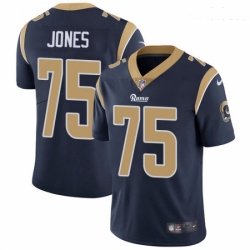 Men Nike Los Angeles Rams #75 Deacon Jones Navy Blue Team Color Vapor Untouchable Limited Player NFL Jersey Men Nike Los Angeles Rams #75 Deacon Jones Navy Blue Team Color Vapor Untouchable Limited Player NFL Jersey