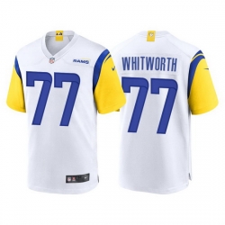 Men Nike Los Angeles Rams 77 Andrew Whitworth White Vapor Untouchable Limited Jersey Men Nike Los Angeles Rams 77 Andrew Whitworth White Vapor Untouchable Limited Jersey