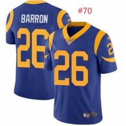 Men Nike Los Angeles Rams Alex Barron Blue Vapor Untouchable Limited Jersey Men Nike Los Angeles Rams Alex Barron Blue Vapor Untouchable Limited Jersey