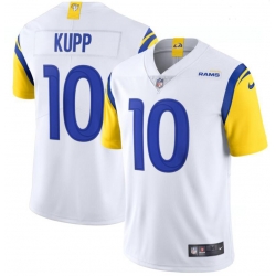 Men Nike Rams 10 Cooper Kupp White Vapor Untouchable Limited Jersey Men Nike Rams 10 Cooper Kupp White Vapor Untouchable Limited Jersey
