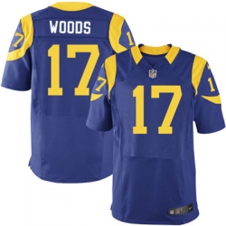 Men Nike Rams #17 Robert Woods Royal Blue Alternate Stitched NFL Elite Jersey Men Nike Rams #17 Robert Woods Royal Blue Alternate Stitched NFL Elite Jersey