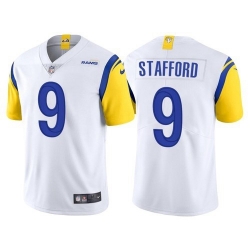 Men Nike Rams 9 Matthew Stafford White Vapor Untouchable Limited Jersey Men Nike Rams 9 Matthew Stafford White Vapor Untouchable Limited Jersey