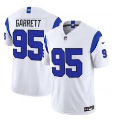 Men's Los Angeles Rams #95 Myles Garrett White 2026 F.U.S.E. Vapor Limited Football Stitched Jersey
