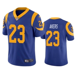 Nike Los Angeles Rams 23 Cam Akers Royal Blue Alternate Men Stitched NFL Vapor Untouchable Limited Jersey Nike Los Angeles Rams 23 Cam Akers Royal Blue Alternate Men Stitched NFL Vapor Untouchable Limited Jersey