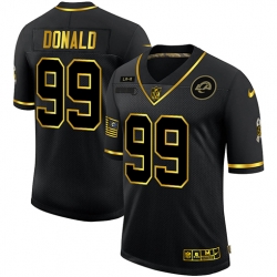 Nike Los Angeles Rams 99 Aaron Donald Black Gold 2020 Salute To Service Limited Jersey Nike Los Angeles Rams 99 Aaron Donald Black Gold 2020 Salute To Service Limited Jersey