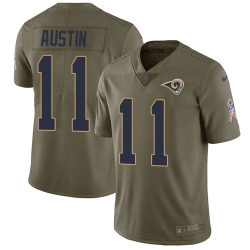 Nike Rams #11 Tavon Austin Olive Mens Stitched NFL Limited 2017 Salute to Service Jersey Nike Rams #11 Tavon Austin Olive Mens Stitched NFL Limited 2017 Salute to Service Jersey