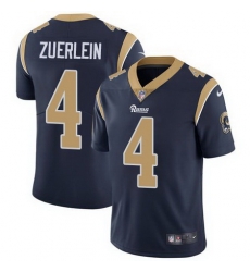 Nike Rams 4 Greg Zuerlein Navy Vapor Untouchable Limited Jersey