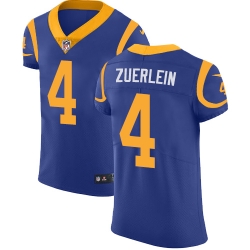 Nike Rams #4 Greg Zuerlein Royal Blue Alternate Mens Stitched NFL Vapor Untouchable Elite Jersey Nike Rams #4 Greg Zuerlein Royal Blue Alternate Mens Stitched NFL Vapor Untouchable Elite Jersey