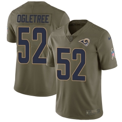 Nike Rams #52 Alec Ogletree Olive Mens Stitched NFL Limited 2017 Salute to Service Jersey Nike Rams #52 Alec Ogletree Olive Mens Stitched NFL Limited 2017 Salute to Service Jersey