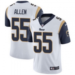 Nike Rams #55 Brian Allen White Mens Stitched NFL Vapor Untouchable Limited Jersey Nike Rams #55 Brian Allen White Mens Stitched NFL Vapor Untouchable Limited Jersey