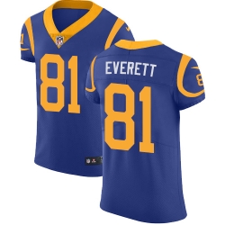 Nike Rams #81 Gerald Everett Royal Blue Alternate Mens Stitched NFL Vapor Untouchable Elite Jersey Nike Rams #81 Gerald Everett Royal Blue Alternate Mens Stitched NFL Vapor Untouchable Elite Jersey