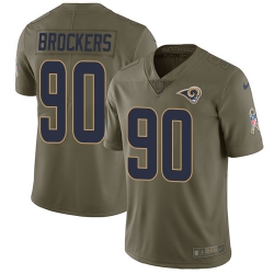 Nike Rams #90 Michael Brockers Olive Mens Stitched NFL Limited 2017 Salute to Service Jersey Nike Rams #90 Michael Brockers Olive Mens Stitched NFL Limited 2017 Salute to Service Jersey
