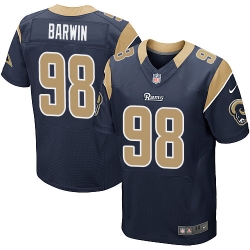Nike Rams #98 Connor Barwin Navy Blue Team Color Mens Stitched NFL Elite Jersey Nike Rams #98 Connor Barwin Navy Blue Team Color Mens Stitched NFL Elite Jersey
