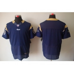 Nike St. Louis Rams Blank Blue Elite NFL Jersey