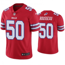 Men Nike Buffalo Bills Gregory Rousseau 50 Rush Limited Jersey Men Nike Buffalo Bills Gregory Rousseau 50 Rush Limited Jersey