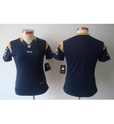 Women Nike St. Louis Rams Blank Blue Color[NIKE LIMITED Jersey]