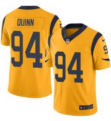 Nike Rams #94 Robert Quinn Gold Youth Stitched NFL Limited Rush Jersey