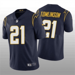 Men Los Angeles Chargers 21 LaDainian Tomlinson Navy Vapor Untouchable Limited Stitched Jersey