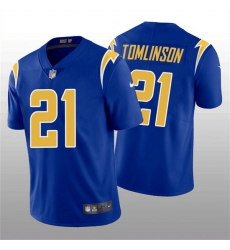 Men Los Angeles Chargers 21 LaDainian Tomlinson Royal Vapor Untouchable Limited Stitched Jersey