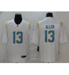 Men Nike Los Angeles 13 Chargers Keenan Allen 2020 White Vapor Limited Jersey