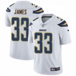 Men Nike Los Angeles Chargers 33 Derwin James White Vapor Untouchable Limited Player NFL Jersey