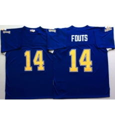 Mitchell And Ness 1994 Chargers #14 Dan Fouts Navy Blue Throwback Stitched NFL Jersey