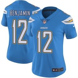 Nike Chargers #12 Travis Benjamin Electric Blue Alternate Womens Stitched NFL Vapor Untouchable Limited Jersey Nike Chargers #12 Travis Benjamin Electric Blue Alternate Womens Stitched NFL Vapor Untouchable Limited Jersey