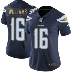 Nike Chargers #16 Tyrell Williams Navy Blue Team Color Womens Stitched NFL Vapor Untouchable Limited Jersey Nike Chargers #16 Tyrell Williams Navy Blue Team Color Womens Stitched NFL Vapor Untouchable Limited Jersey