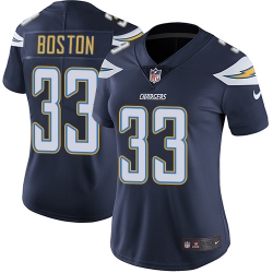 Nike Chargers #33 Tre Boston Navy Blue Team Color Womens Stitched NFL Vapor Untouchable Limited Jersey Nike Chargers #33 Tre Boston Navy Blue Team Color Womens Stitched NFL Vapor Untouchable Limited Jersey