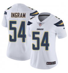 Nike Chargers #54 Melvin Ingram White Womens Stitched NFL Vapor Untouchable Limited Jersey