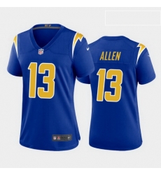 Women Nike Los Angeles 13 Chargers Keenan Allen Blue Vapor Limited Jersey