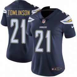 Womens Nike Los Angeles Chargers 21 LaDainian Tomlinson Elite Navy Blue Team Color NFL Jersey Womens Nike Los Angeles Chargers 21 LaDainian Tomlinson Elite Navy Blue Team Color NFL Jersey