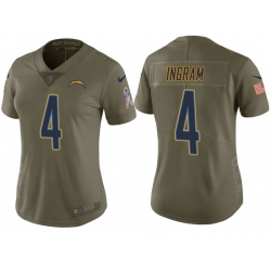 womens chargers melvin ingram olive 2017 salute to service jersey womens chargers melvin ingram olive 2017 salute to service jersey