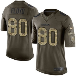 Nike Chargers #80 Malcom Floyd Green Youth Stitched NFL Limited Salute to Service Jersey