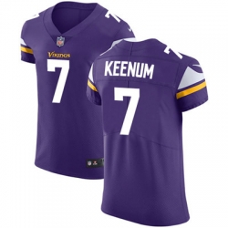 Men Nike Vikings #7 Case Keenum Purple Team Color Stitched NFL Vapor Untouchable Elite Jersey Men Nike Vikings #7 Case Keenum Purple Team Color Stitched NFL Vapor Untouchable Elite Jersey