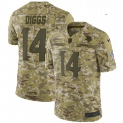 Mens Nike Minnesota Vikings 14 Stefon Diggs Limited Camo 2018 Salute to Service NFL Jersey Mens Nike Minnesota Vikings 14 Stefon Diggs Limited Camo 2018 Salute to Service NFL Jersey