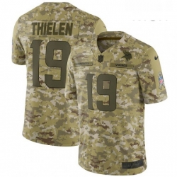Mens Nike Minnesota Vikings 19 Adam Thielen Limited Camo 2018 Salute to Service NFL Jersey Mens Nike Minnesota Vikings 19 Adam Thielen Limited Camo 2018 Salute to Service NFL Jersey