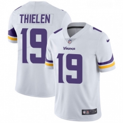 Mens Nike Minnesota Vikings 19 Adam Thielen White Vapor Untouchable Limited Player NFL Jersey Mens Nike Minnesota Vikings 19 Adam Thielen White Vapor Untouchable Limited Player NFL Jersey