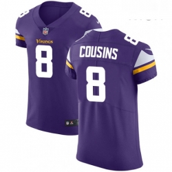 Mens Nike Minnesota Vikings 8 Kirk Cousins Purple Team Color Vapor Untouchable Elite Player NFL Jersey Mens Nike Minnesota Vikings 8 Kirk Cousins Purple Team Color Vapor Untouchable Elite Player NFL Jersey