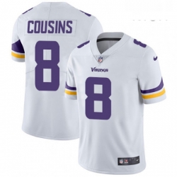 Mens Nike Minnesota Vikings 8 Kirk Cousins White Vapor Untouchable Limited Player NFL Jersey Mens Nike Minnesota Vikings 8 Kirk Cousins White Vapor Untouchable Limited Player NFL Jersey