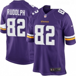 Mens Nike Minnesota Vikings 82 Kyle Rudolph Game Purple Team Color NFL Jersey Mens Nike Minnesota Vikings 82 Kyle Rudolph Game Purple Team Color NFL Jersey