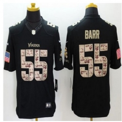 New Minnesota Vikings #55 Anthony Barr Black Men's Stitched NFL Limited Salute to Service Jersey New Minnesota Vikings #55 Anthony Barr Black Men's Stitched NFL Limited Salute to Service Jersey