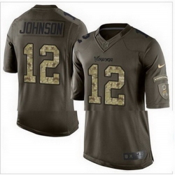 Nike Minnesota Vikings #12 Charles Johnson Green Mens Stitched NFL Limited Salute to Service Jersey Nike Minnesota Vikings #12 Charles Johnson Green Mens Stitched NFL Limited Salute to Service Jersey