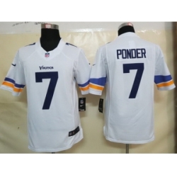 Nike Minnesota Vikings 7 Christian Ponder White Limited NFL Jersey Nike Minnesota Vikings 7 Christian Ponder White Limited NFL Jersey