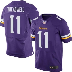 Nike Vikings #11 Laquon Treadwell Purple Team Color Mens Stitched NFL Elite Jersey Nike Vikings #11 Laquon Treadwell Purple Team Color Mens Stitched NFL Elite Jersey
